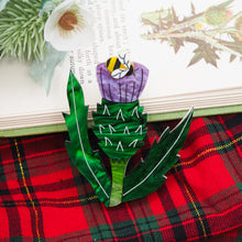 Load image into Gallery viewer, Thistle Acrylic Brooch
