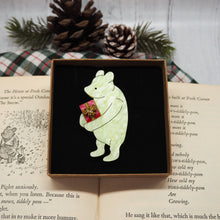 Load image into Gallery viewer, Winnie the Pooh with a Gift Brooch