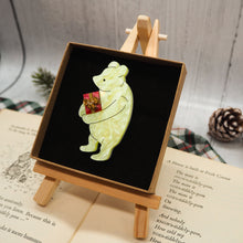 Load image into Gallery viewer, Winnie the Pooh with a Gift Brooch