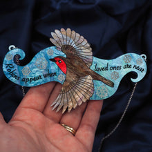 Load image into Gallery viewer, "Robins Appear When Loved Ones Are Near" Statement Necklace