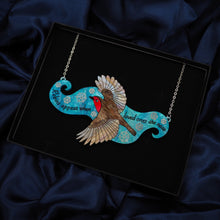 Load image into Gallery viewer, "Robins Appear When Loved Ones Are Near" Statement Necklace