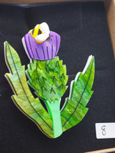 Load image into Gallery viewer, Item 9 - Imperfect Thistle Acrylic Brooch