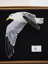 Load image into Gallery viewer, Item 6 - Imperfect Seagull Brooch with Chips Pin Badge