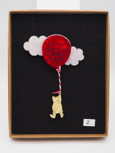 Load image into Gallery viewer, Item 2 - Imperfect Winnie the Pooh in the Clouds Brooch
