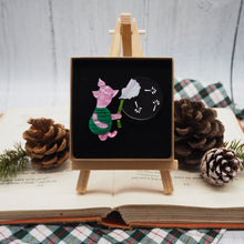 Load image into Gallery viewer, Piglet with a Dandelion Brooch