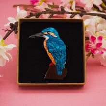 Load image into Gallery viewer, Kingfisher Brooch