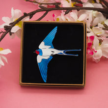 Load image into Gallery viewer, Swallow Brooch