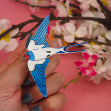 Load image into Gallery viewer, Swallow Brooch