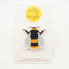 Load image into Gallery viewer, Bumblebee Acrylic Pin Badge