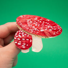 Load image into Gallery viewer, Toadstool Acrylic Brooch