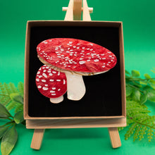 Load image into Gallery viewer, Toadstool Acrylic Brooch