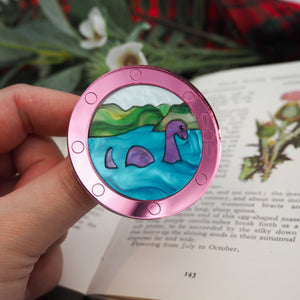 Loch Ness Monster Acrylic Brooch