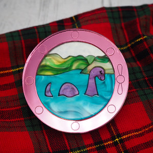 Loch Ness Monster Acrylic Brooch