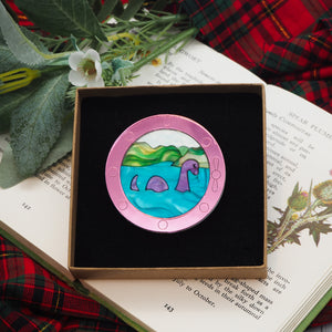 Loch Ness Monster Acrylic Brooch