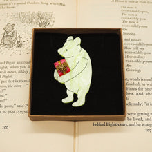 Load image into Gallery viewer, Winnie the Pooh with a Gift Brooch
