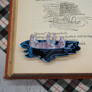 Eeyore Floating Away Brooch