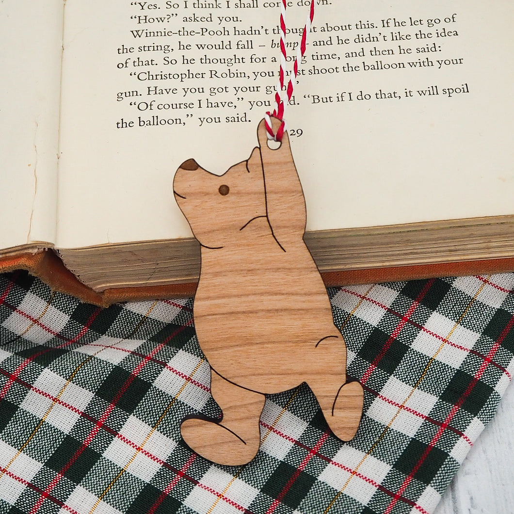 Winnie the Pooh Wooden Tree Decoration