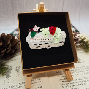 Pooh and Piglet's Snowy Adventure Brooch