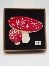 Load image into Gallery viewer, Item 19- Imperfect Toadstool Acrylic Brooch
