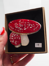 Load image into Gallery viewer, Item 19- Imperfect Toadstool Acrylic Brooch
