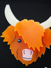 Load image into Gallery viewer, Item 24 - Imperfect Highland Cow Acrylic Brooch
