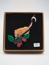 Load image into Gallery viewer, Item 17 - Imperfect Harvest Mouse Brooch
