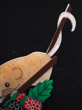 Load image into Gallery viewer, Item 17 - Imperfect Harvest Mouse Brooch
