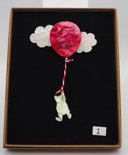 Load image into Gallery viewer, Item 1  - Imperfect Winnie the Pooh in the Clouds Brooch
