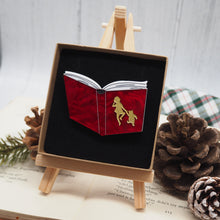 Load image into Gallery viewer, Winnie the Pooh Red Book Brooch
