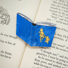 Load image into Gallery viewer, Winnie the Pooh Blue Book Brooch
