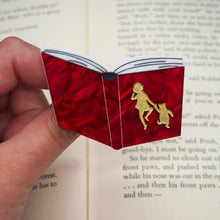 Load image into Gallery viewer, Winnie the Pooh Red Book Brooch
