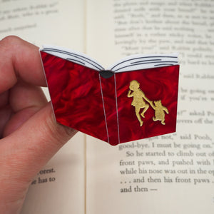 Winnie the Pooh Red Book Brooch