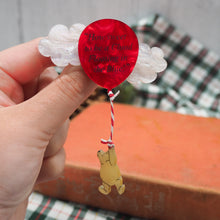 Load image into Gallery viewer, Winnie the Pooh in the Clouds Brooch
