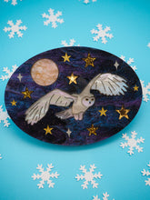 Load image into Gallery viewer, Snowy Owl Acrylic Brooch
