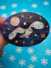 Load image into Gallery viewer, Snowy Owl Acrylic Brooch
