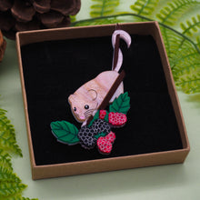 Load image into Gallery viewer, Harvest Mouse Acrylic Brooch
