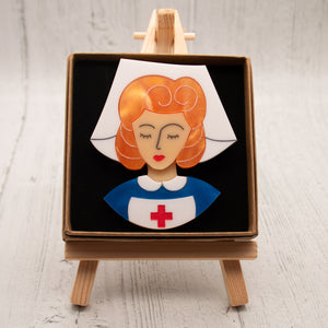 Orange Hair Nurse Grace Brooch