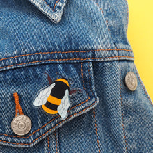 Load image into Gallery viewer, Bumblebee Acrylic Pin Badge
