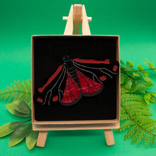 Load image into Gallery viewer, Cinnabar Moth Acrylic Brooch
